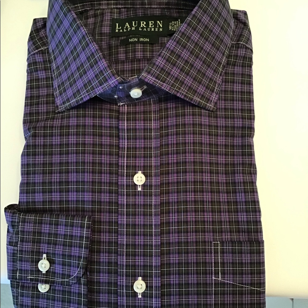 COPY - Ralph Lauren, beautiful new purple/green shirt